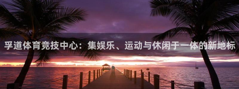 意昂4开户：孚道体育竞技中心：集娱乐、运动与休闲于一