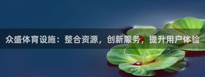 意昂平台体育：众盛体育设施：整合资源，创新服务，提升