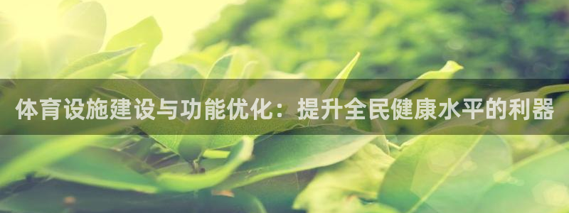 意昂4五金厂：体育设施建设与功能优化：提升全民健康水