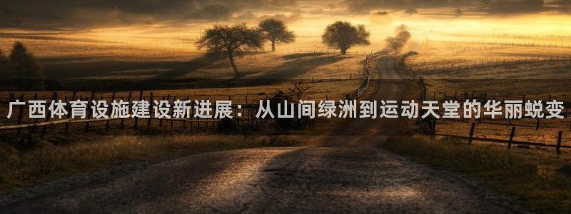 意昂体育4平台：广西体育设施建设新进展：从山间绿洲到